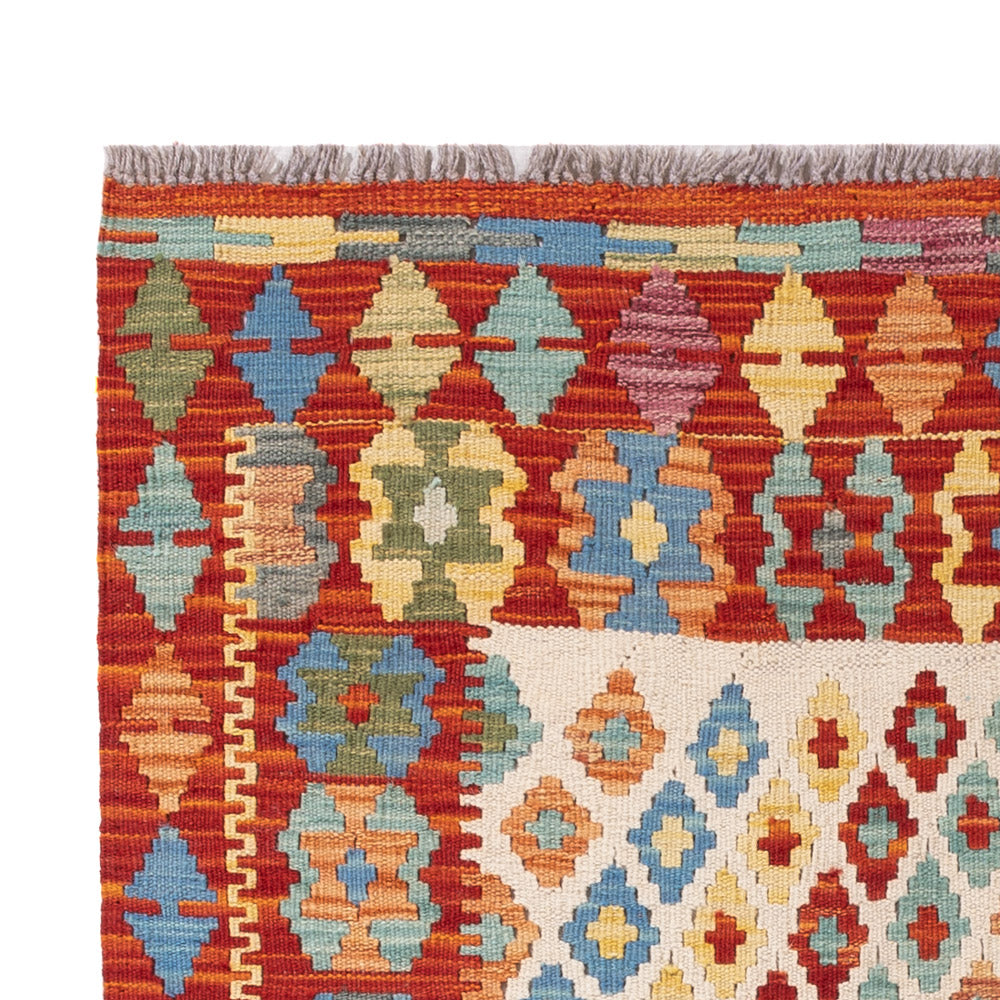 Kelim Teppich - Splash - 155 x 102 cm - bunt