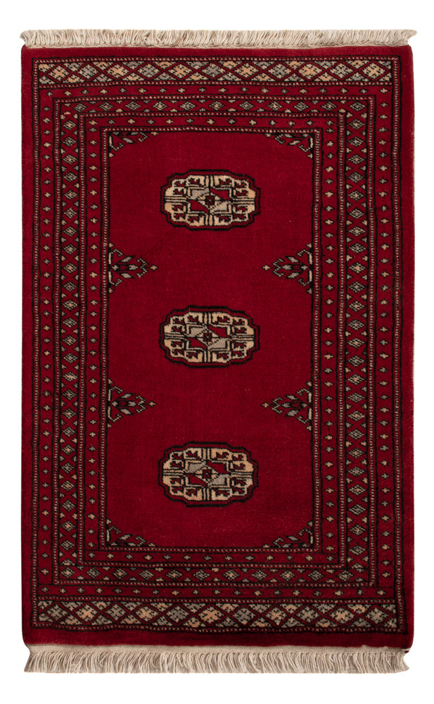 Pakistan Teppich - 96 x 61 cm - rot