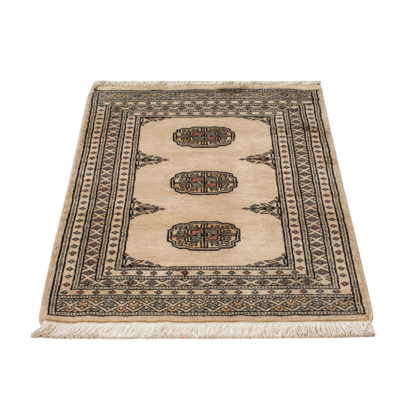 Pakistan Teppich - 94 x 62 cm - creme