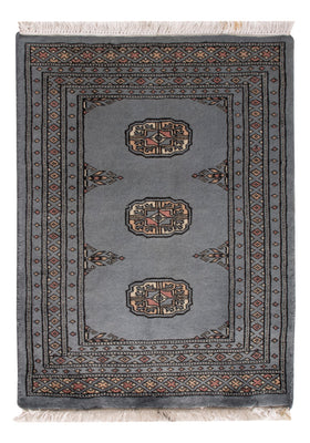 Pakistan Teppich - 81 x 61 cm - hellblau