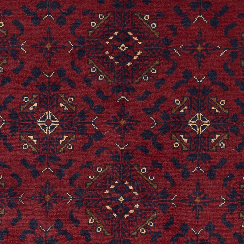 Afghan Teppich - 141 x 101 cm - rot