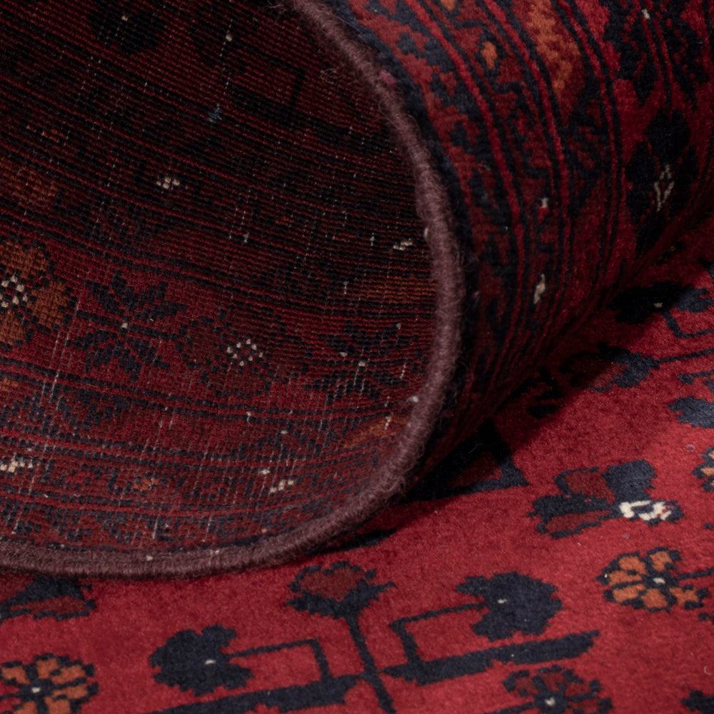 Afghan Teppich - Royal - 144 x 100 cm - rot