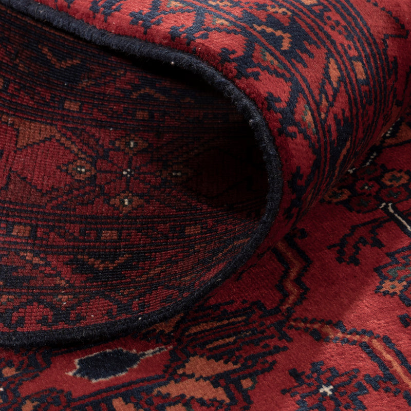 Afghan Teppich - Kunduz - 149 x 101 cm - rot