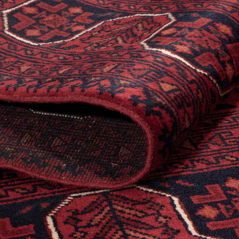 Afghan Teppich - Kunduz - 147 x 100 cm - rot