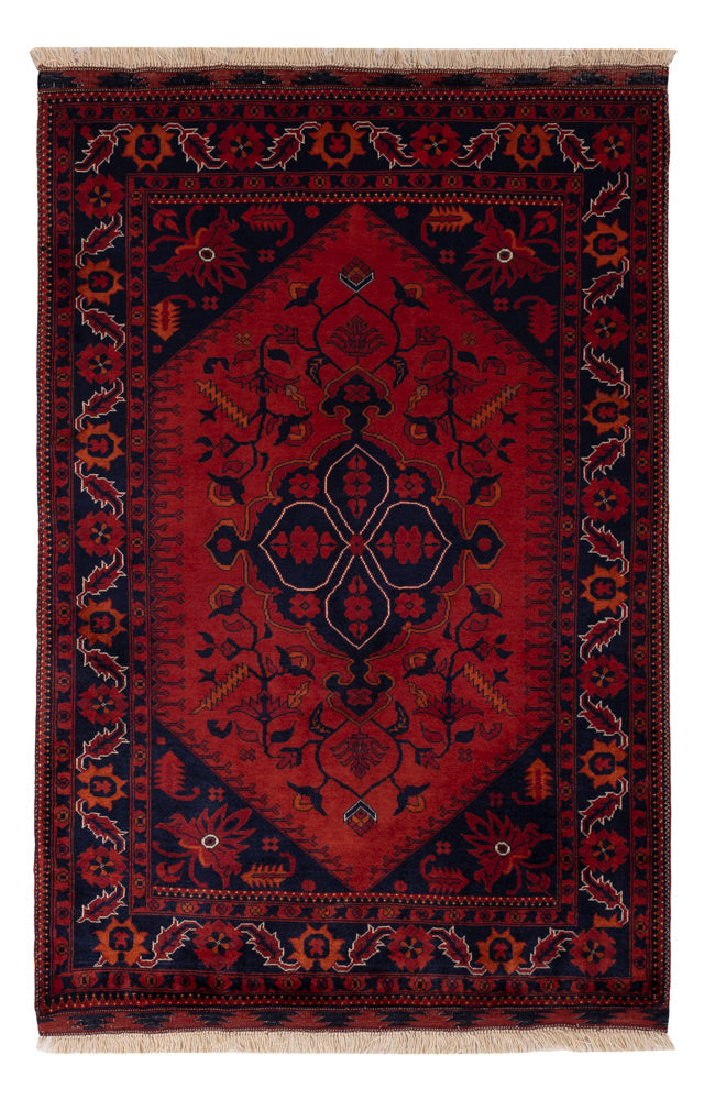 Afghan Teppich - Royal - 150 x 97 cm - rot
