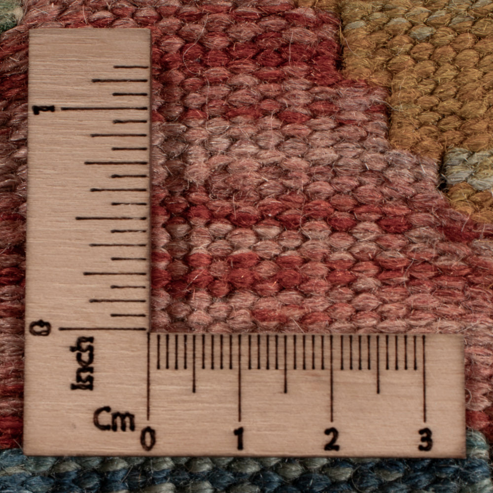 Kelim Teppich - Splash - 393 x 307 cm - bunt