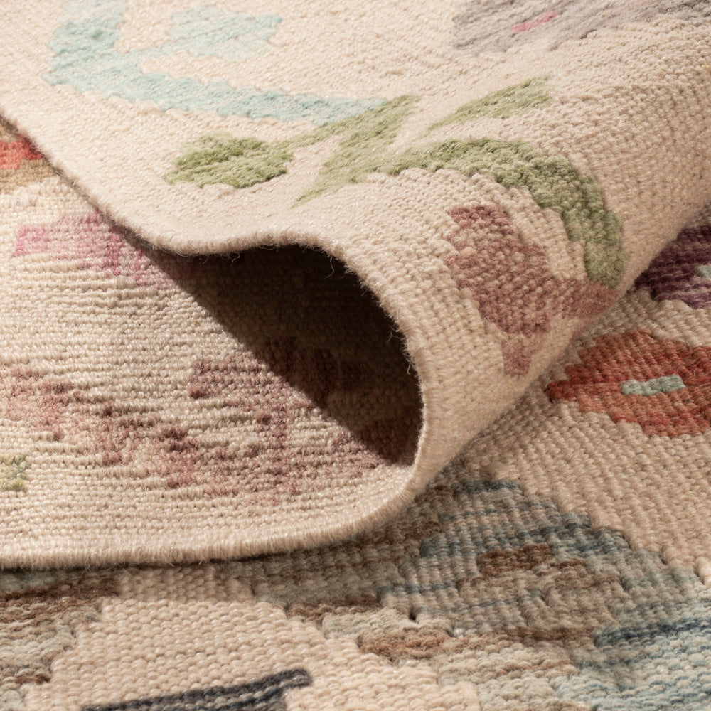 Kelim Teppich - Splash - 290 x 252 cm - bunt