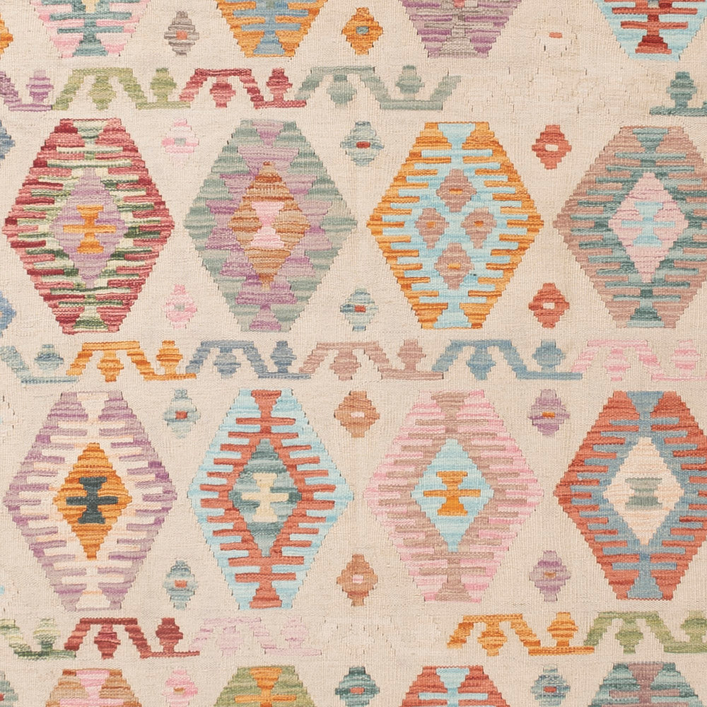 Kelim Teppich - Splash - 296 x 239 cm - bunt