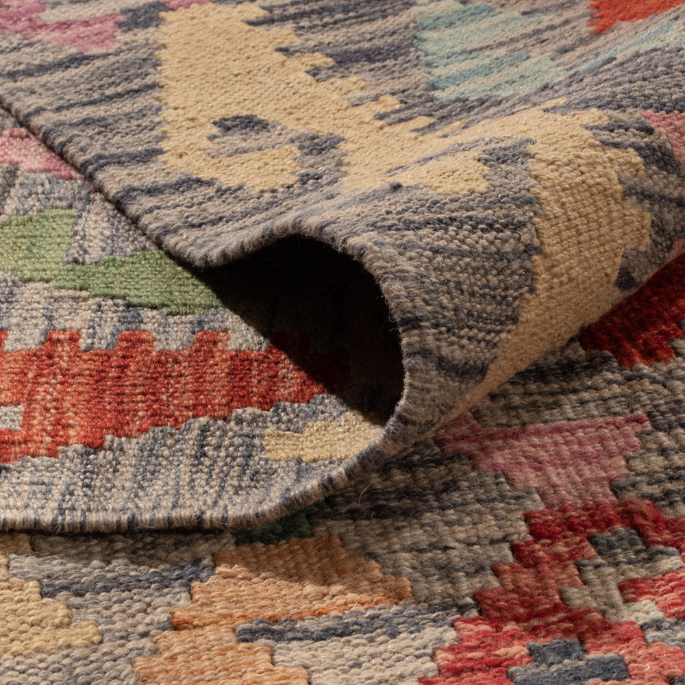 Kelim Teppich - Splash - 354 x 257 cm - bunt