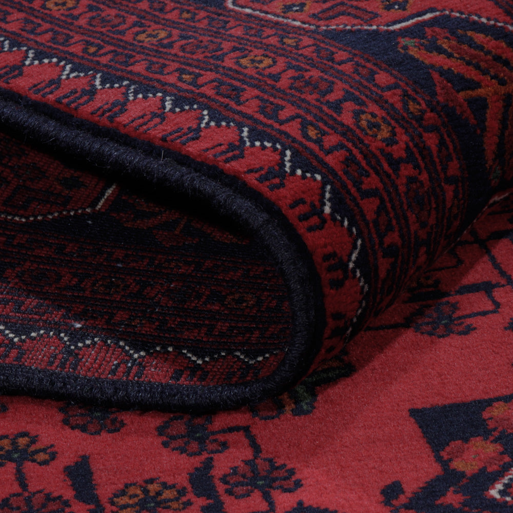Afghan Teppich - Kunduz - Royal - 196 x 148 cm - rot
