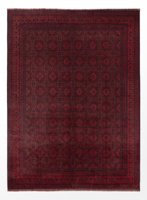 Afghan Teppich - Kunduz - 346 x 250 cm - rot