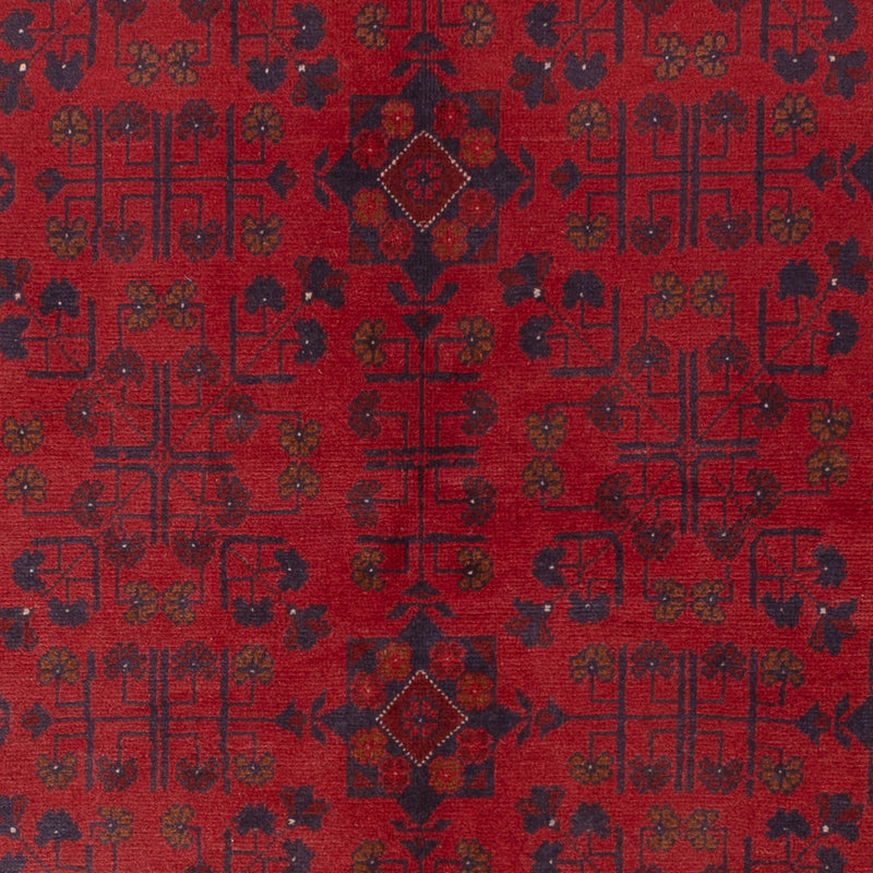 Afghan Teppich - Kunduz - 227 x 174 cm - rot