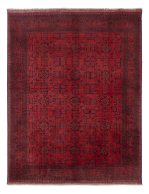 Afghan Teppich - Kunduz - 225 x 178 cm - rot