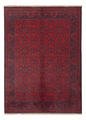 Afghan Teppich - Kunduz - 229 x 177 cm - rot
