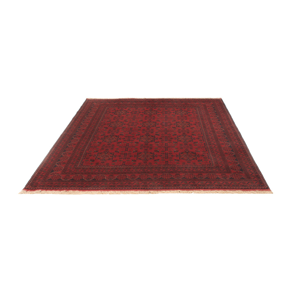 Afghan Teppich - Kunduz - 229 x 177 cm - rot