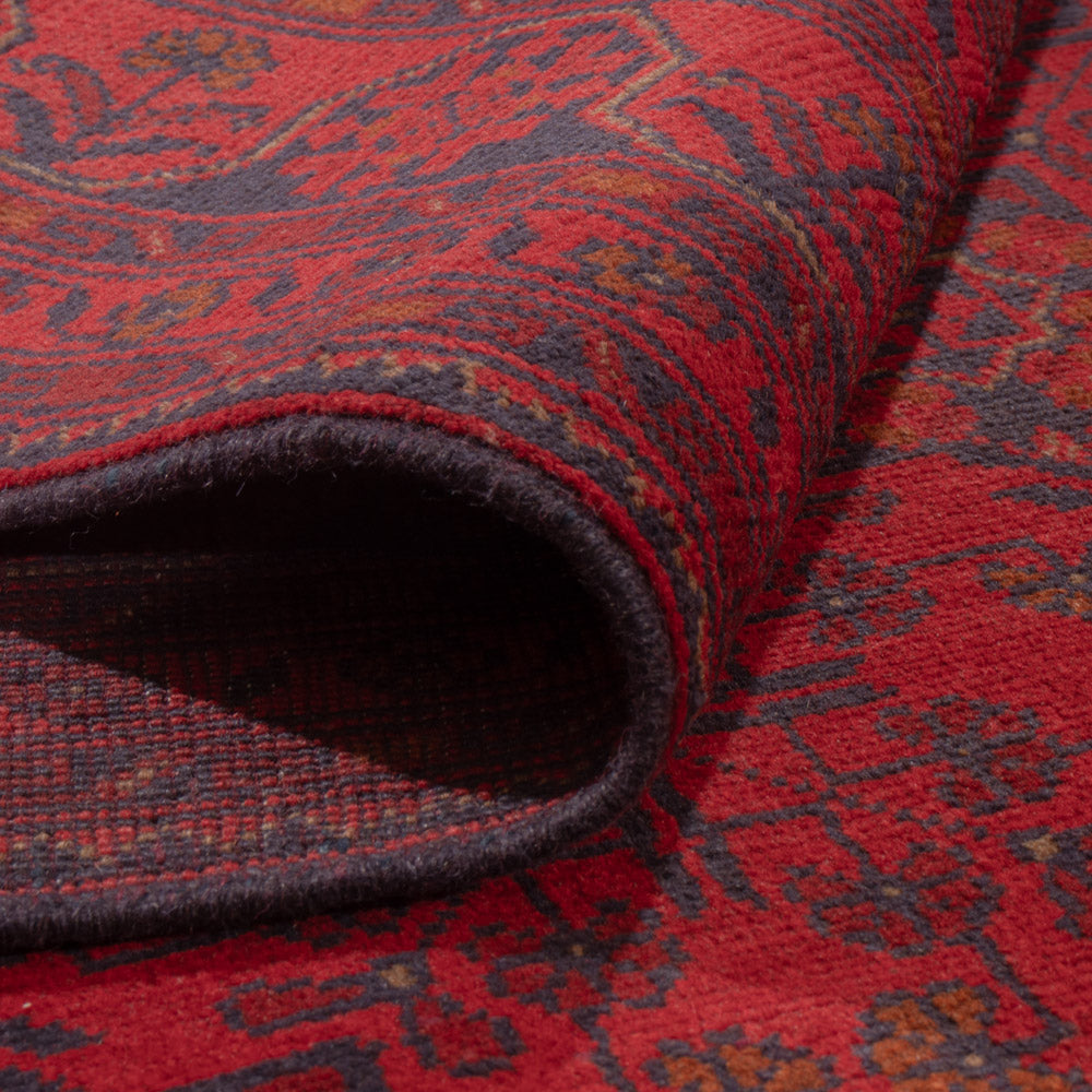Afghan Teppich - Kunduz - 231 x 176 cm - rot