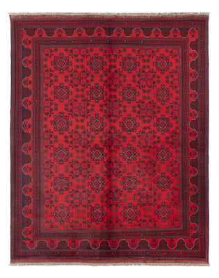 Afghan Teppich - Kunduz - 223 x 173 cm - rot