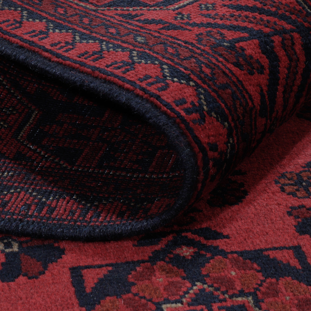 Afghan Teppich - Kunduz - 205 x 147 cm - rot