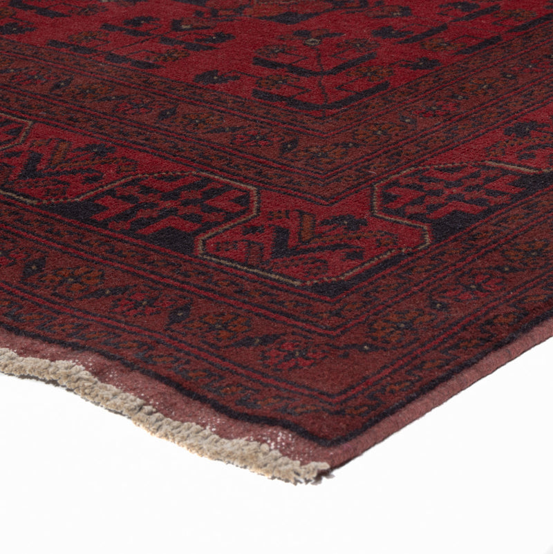 Afghan Teppich - Kunduz - 206 x 151 cm - rot