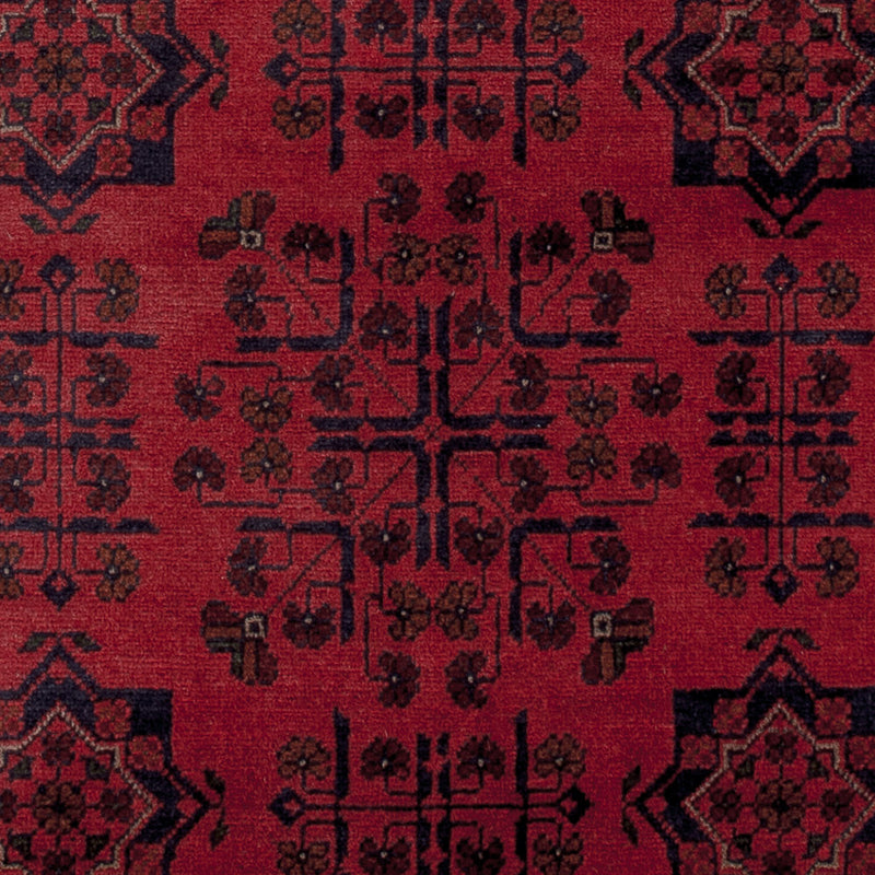 Afghan Teppich - Kunduz - 200 x 148 cm - rot