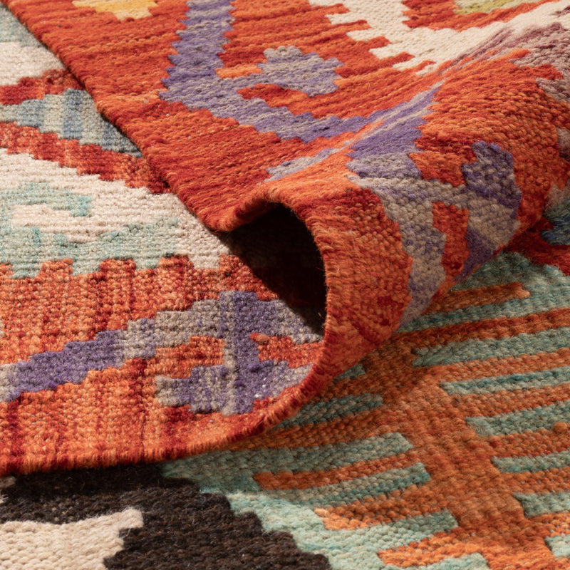 Kelim Teppich - Splash - 348 x 255 cm - bunt