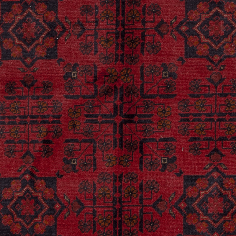 Afghan Teppich - Kunduz - 200 x 152 cm - rot
