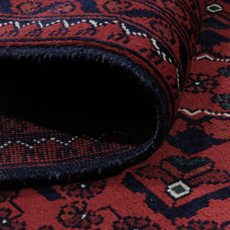 Afghan Teppich - Kunduz - Royal - 199 x 150 cm - rot