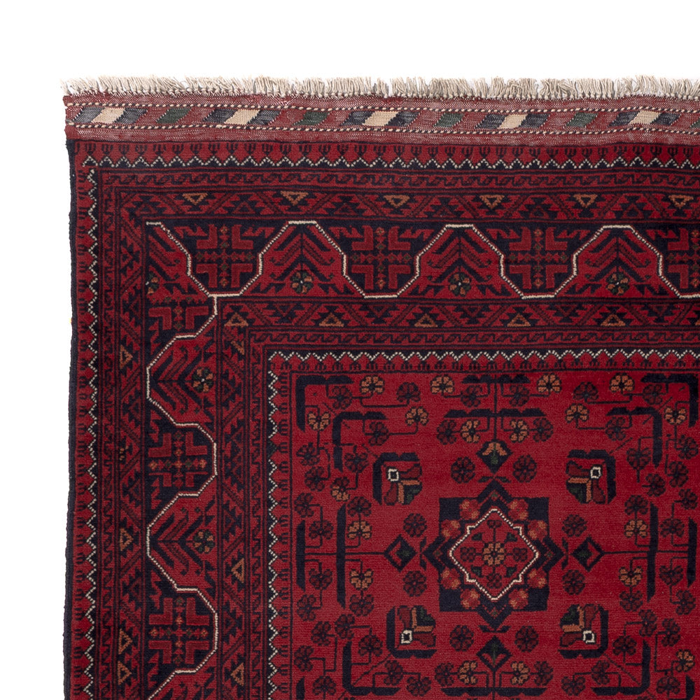 Afghan Teppich - Kunduz - Royal - 195 x 153 cm - rot