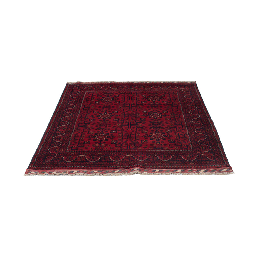 Afghan Teppich - Kunduz - Royal - 195 x 153 cm - rot