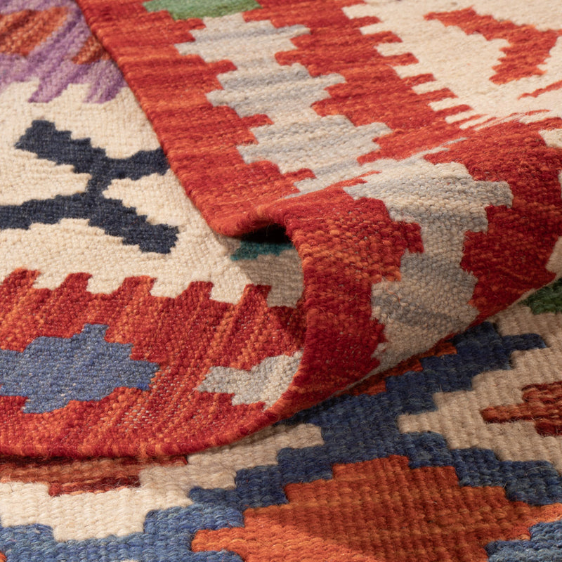 Kelim Teppich - Splash - 348 x 249 cm - bunt