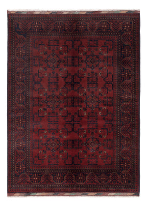 Afghan Teppich - Kunduz - 200 x 147 cm - rot