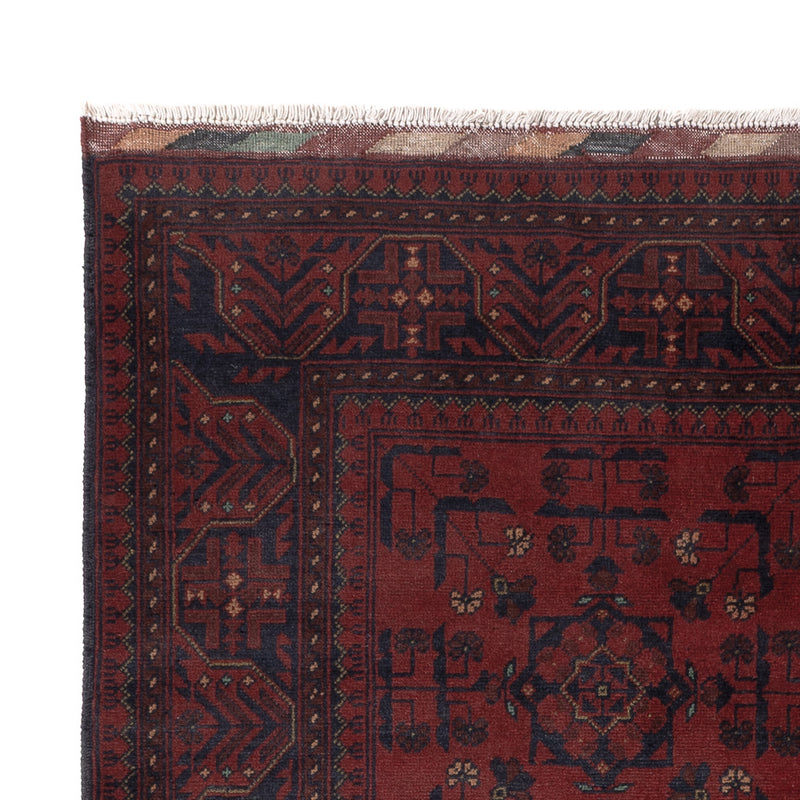 Afghan Teppich - Kunduz - 200 x 147 cm - rot