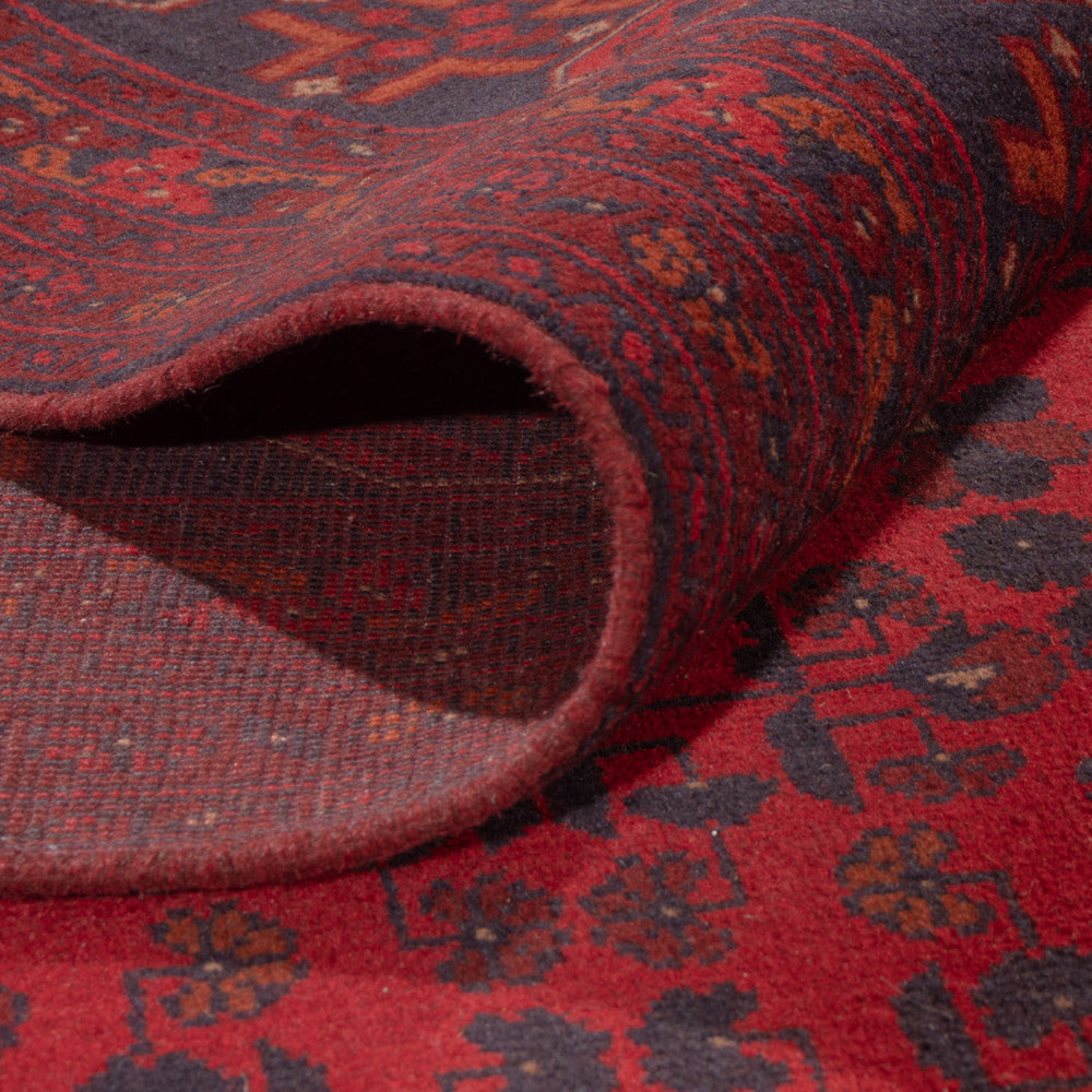 Afghan Teppich - Kunduz - 350 x 256 cm - rot