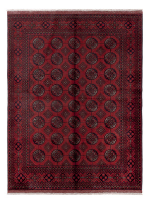 Afghan Teppich - Kunduz - 199 x 150 cm - rot