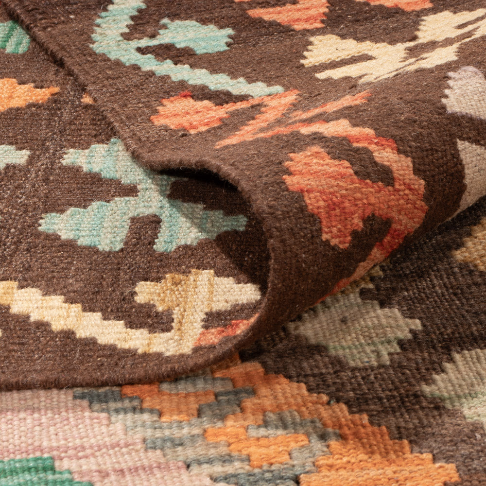 Kelim Teppich - Splash - 351 x 244 cm - bunt