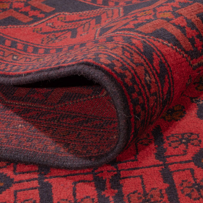 Afghan Teppich - Kunduz - 236 x 175 cm - rot