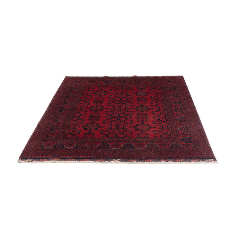 Afghan Teppich - Kunduz - 196 x 151 cm - rot