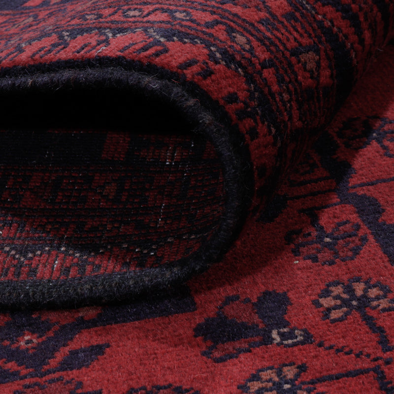 Afghan Teppich - Kunduz - 203 x 151 cm - rot