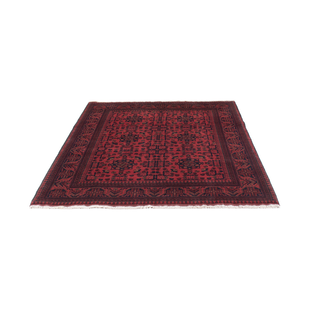 Afghan Teppich - Kunduz - 202 x 155 cm - rot