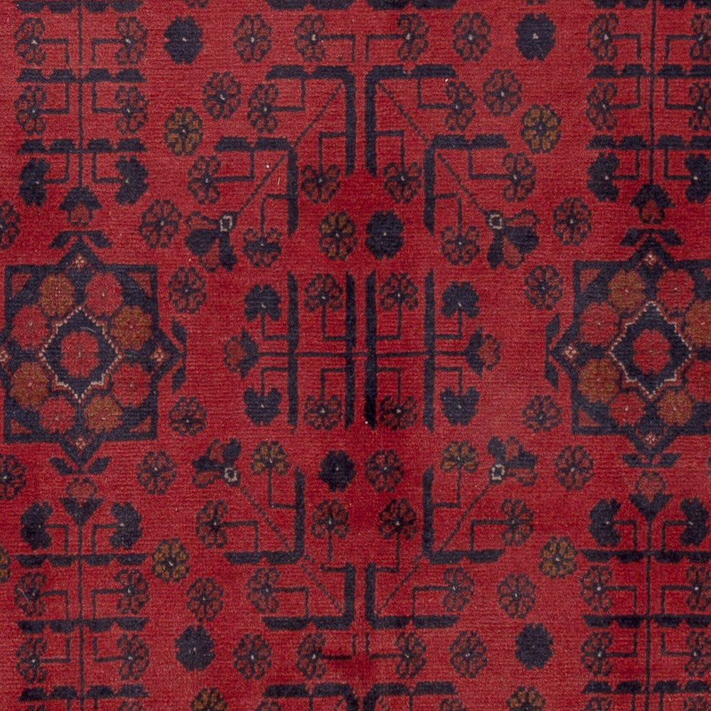 Afghan Teppich - Kunduz - 196 x 148 cm - rot