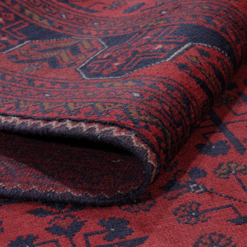 Afghan Teppich - Kunduz - 196 x 148 cm - rot