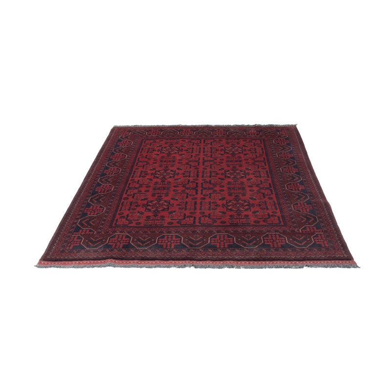 Afghan Teppich - Kunduz - 201 x 148 cm - rot