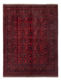 Afghan Teppich - Kunduz - 196 x 150 cm - rot