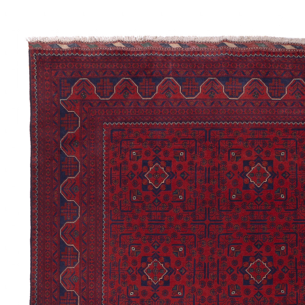 Afghan Teppich - Kunduz - 338 x 249 cm - rot