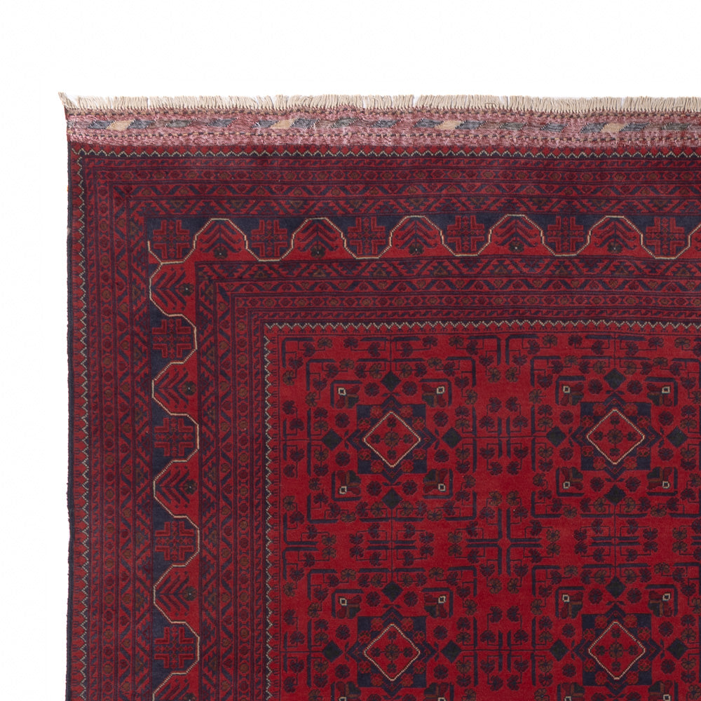 Afghan Teppich - Kunduz - 350 x 251 cm - rot
