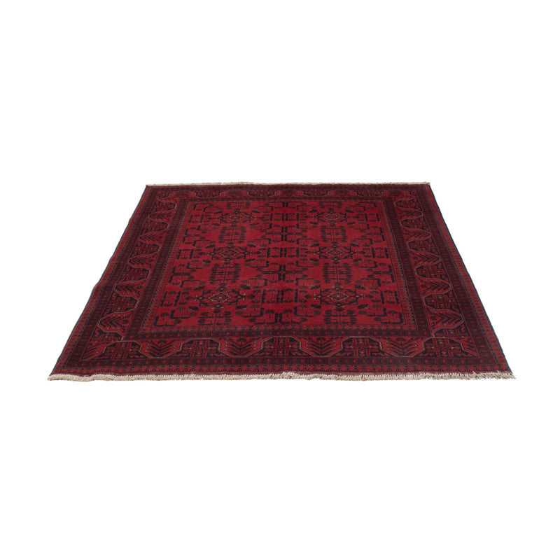Afghan Teppich - Kunduz - 198 x 150 cm - rot