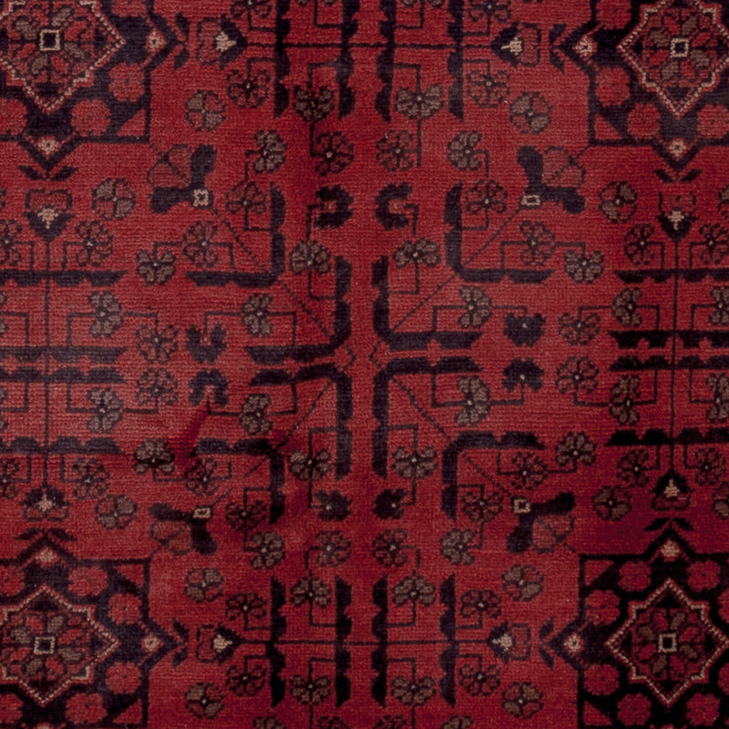 Afghan Teppich - Kunduz - 190 x 151 cm - rot