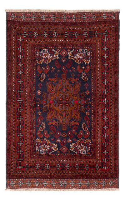 Belutsch Teppich 144x248cm - Orientteppich - dunkelblau