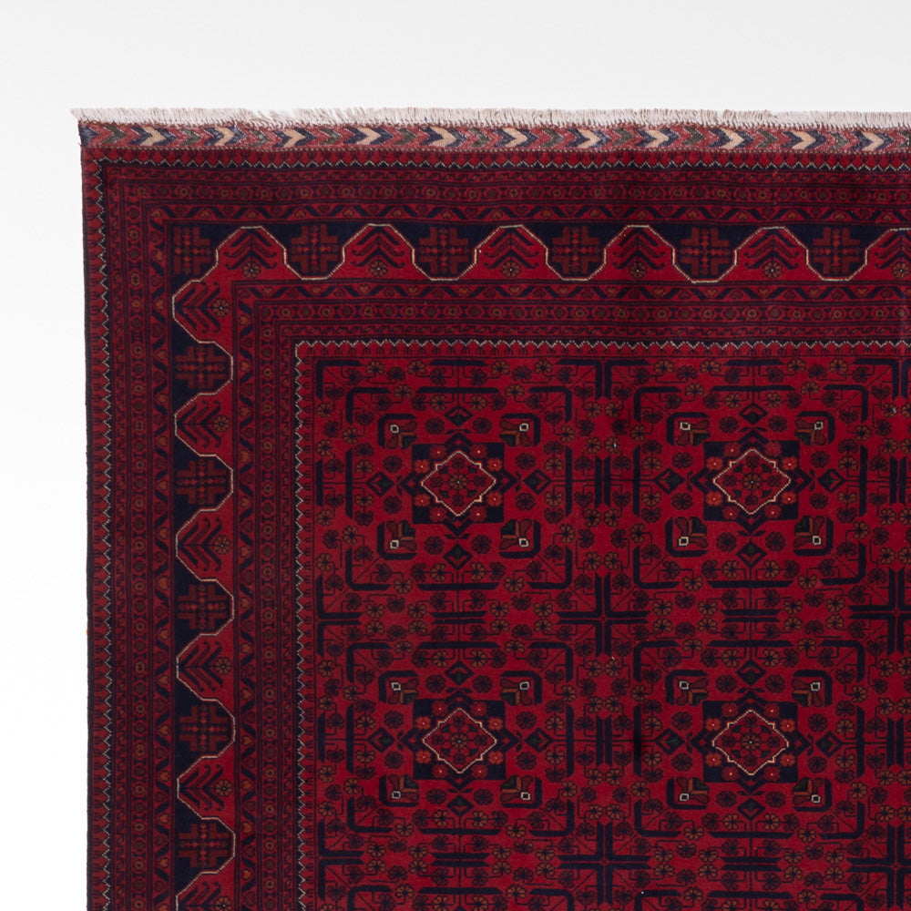 Afghan Teppich - Kunduz - 354 x 248 cm - rot