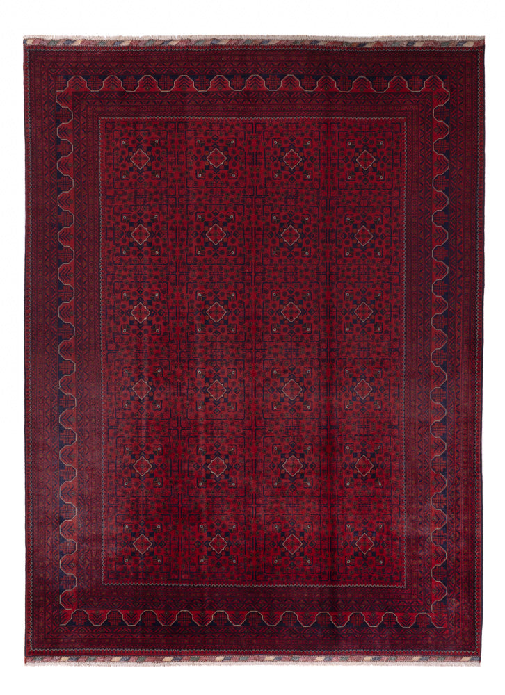 Afghan Teppich - Kunduz - 357 x 247 cm - rot